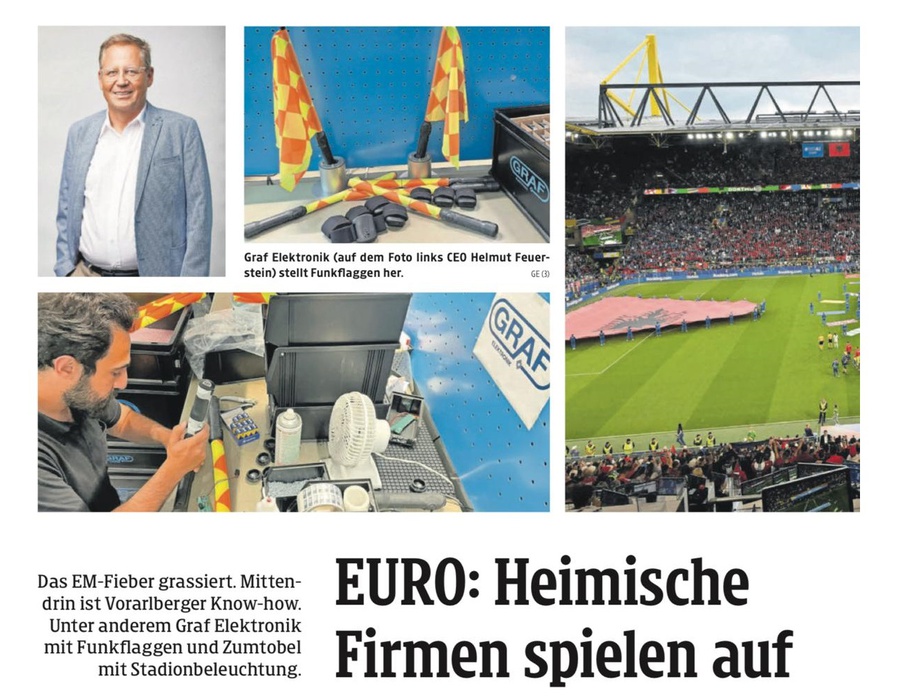 Graf Elektronik spielt mit bei der EURO 2024