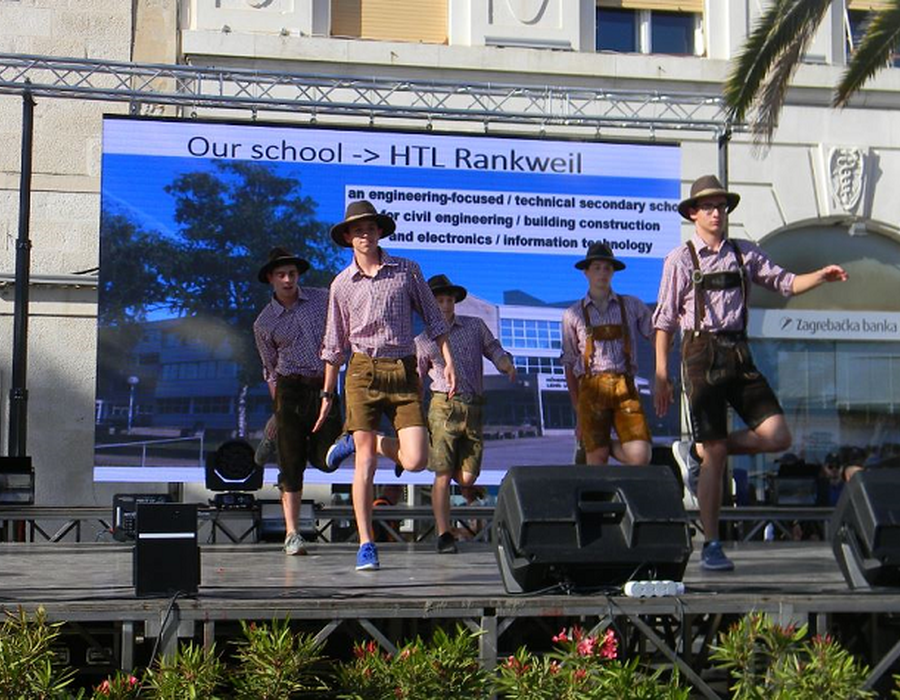 Sponsoring HTL Rankweil bei der Schulweltmeisterschaft in der Leichtathletik in Kroatien