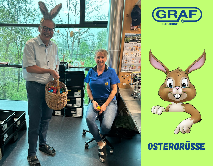 Ostergrüße mit Herz und Hasenohren 🐰