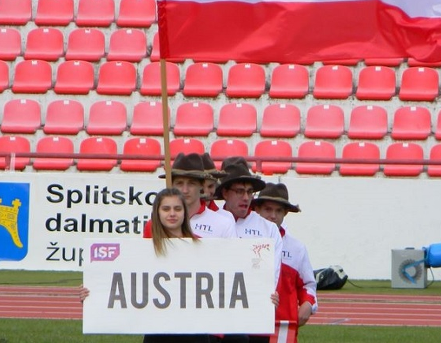 Sponsoring HTL Rankweil bei der Schulweltmeisterschaft in der Leichtathletik in Kroatien