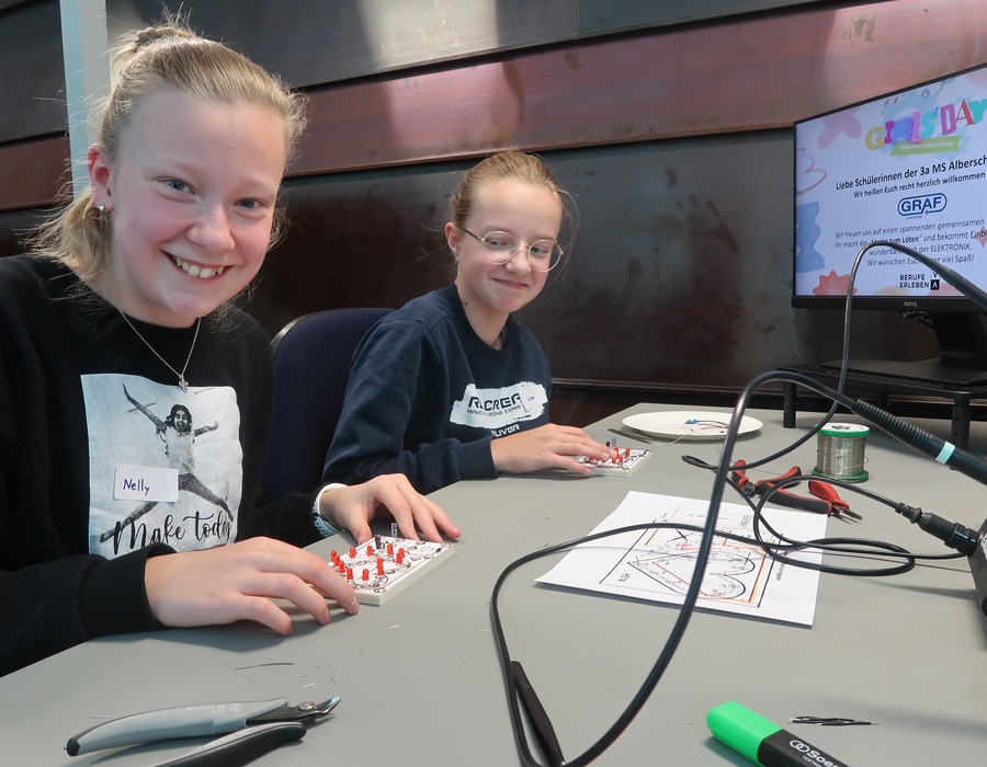 Girls-Day bei Graf Elektronik