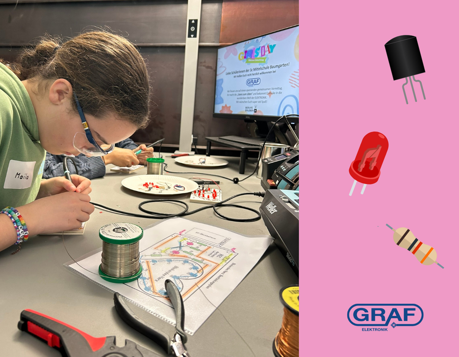 🔧 Lötspaß und Girlspower – Girls’Day bei Graf Elektronik!